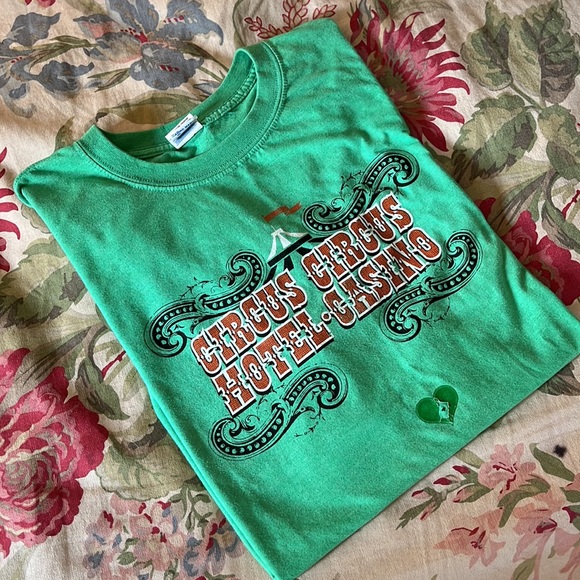 Vtg ‘00's CIRCUS CIRCUS HOTEL CASINO Size XL Logo Tee-Shirt Big-Top Circus SOFT - Picture 2 of 13